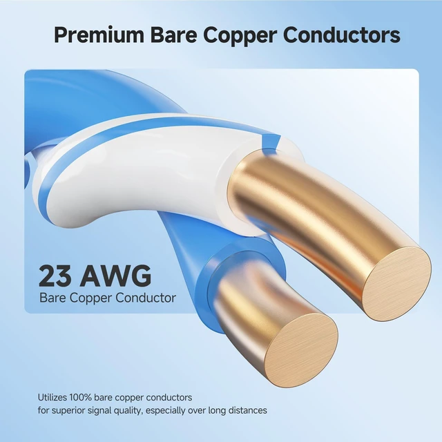 Alt view image 4 of 5 - Cable Matters 10Gbps 23AWG Outdoor Cat6 Ethernet Cable, 500ft, Black