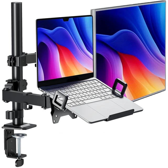 Main image of monTEK Monitor and Laptop Stand for 32" Screen and 17" Laptop
