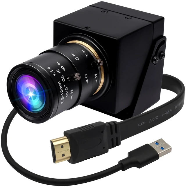 Main image of ELP 4K 60fps USB3.0 Webcam - HDMI Output for TV/Monitor - Manual Zoom - High Speed PC Camera for Video Conference - H.264 Variable Focus