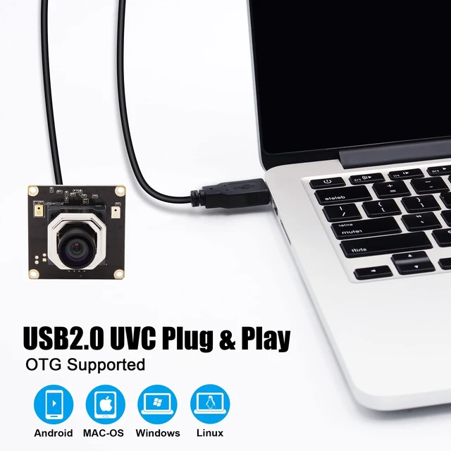 Alt view image 5 of 5 - SVPRO Autofocus 4K USB Camera Module with Microphone, Ultra HD Mini USB Camera Board with 100 Degree Lens Wide Angle Without Distortion,USB Camera with IMX415 Sensor for Windows Mac Linux Android