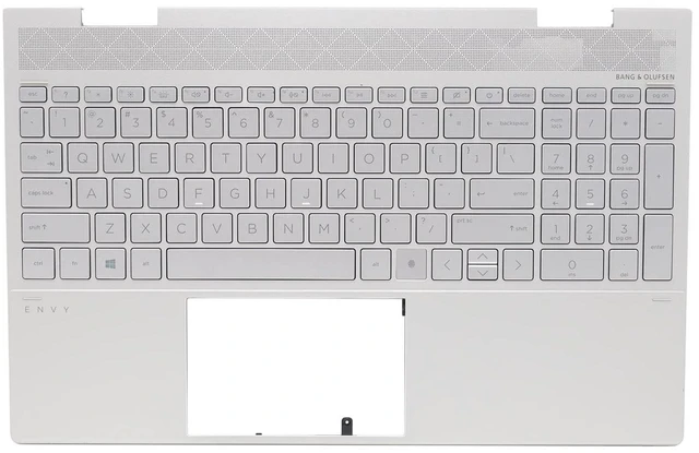 Main image of New Palmrest for HP Envy 15.6" 15-ED 15M-ED 15M-ED0013DX 15-ED1055WM TPN-C149 Upper Case with Backlit Keyboard L93226-001 L93227-001 L97270-001