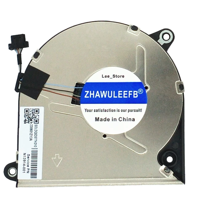 Alt view image 3 of 5 - ZHAWULEEFB Replacement New CPU+GPU Cooling Fan for HP Zbook Power 15 G9 G10 G4I HSN-Q36C N13915-001 EG75070S1-C611-S9A N13914-001 EG75070S1-C601-S9A DC5V 2.50W
