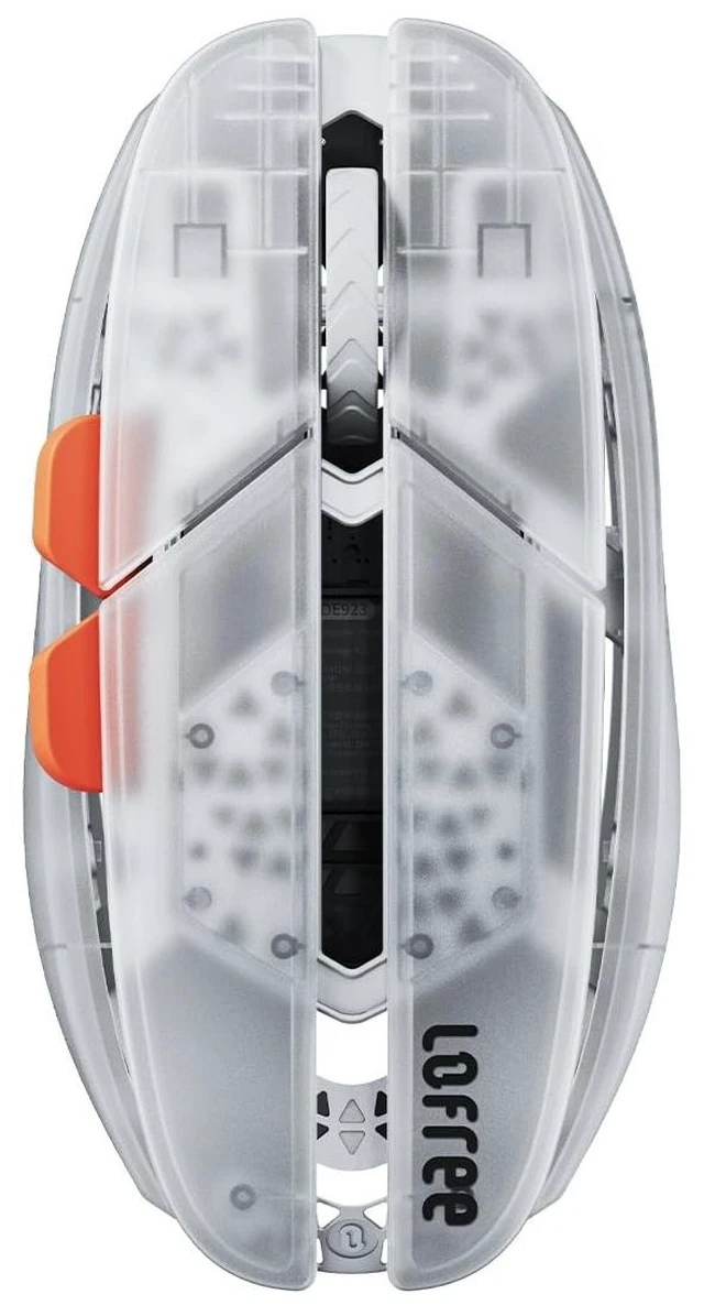 Main image of LOFREE Hypace Ultra-Lightweight Wireless Gaming Mouse, 47g, PAW3950 Sensor, 40K DPI, 8K Polling Rate, Mg Alloy Frame, Tri-Mode(Bluetooth/2.4GHz/Wired), 100Hrs Battery for PC/Mac (Ghost)