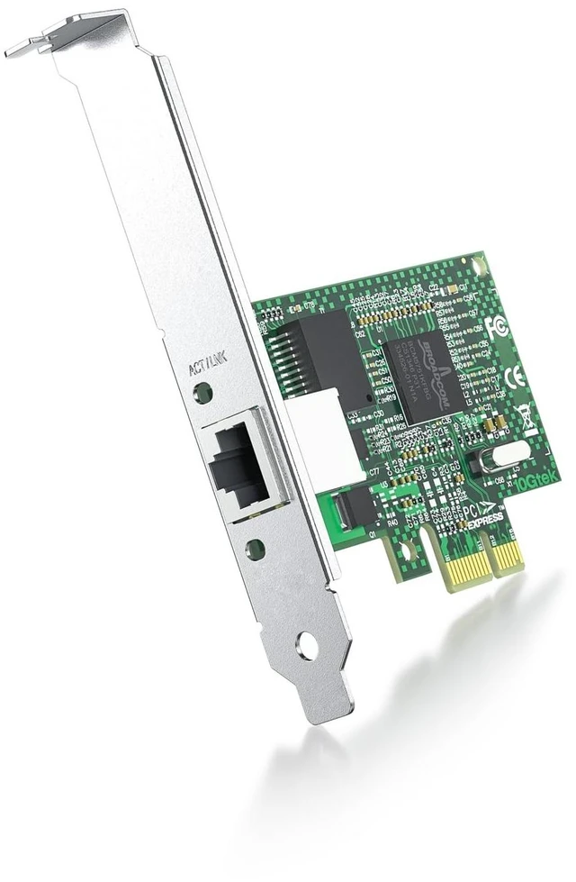Main image of ipolex 1.25G Gigabit Ethernet Network Card with Broadcom BCM5751 Controller-10/100/1000Mbps Ethernet Network Adapter(NIC) Compatible for BCM5751-T1, Single RJ45 Copper Port, PCI-Express 2.1 X1