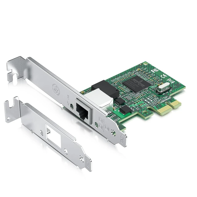 Alt view image 2 of 5 - ipolex 1.25G Gigabit Ethernet Network Card with Broadcom BCM5751 Controller-10/100/1000Mbps Ethernet Network Adapter(NIC) Compatible for BCM5751-T1, Single RJ45 Copper Port, PCI-Express 2.1 X1