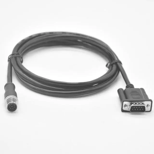 Main image of YCYUYUFUNS M12 8pin to DB9 RS232 Waterproof Power Industrial Cable Assembly D-Sub 9Pin Male Shielded Cable (39.3in/1M)