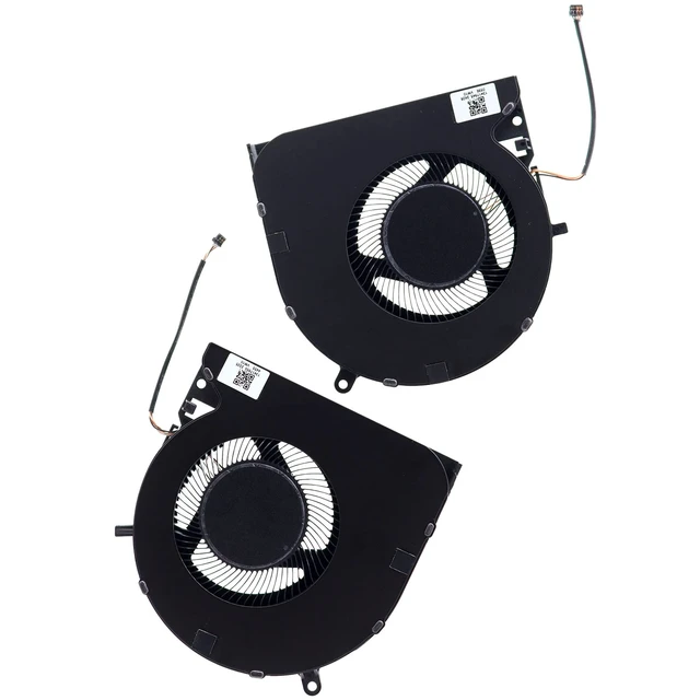 Alt view image 2 of 5 - Deal4GO CPU Cooling Fan w/Graphics GPU Fan Set Replacement for Razer Blade 15 Advanced RZ09-0409 RZ09-0409A RZ09-0409B RZ09-0409C (2021)