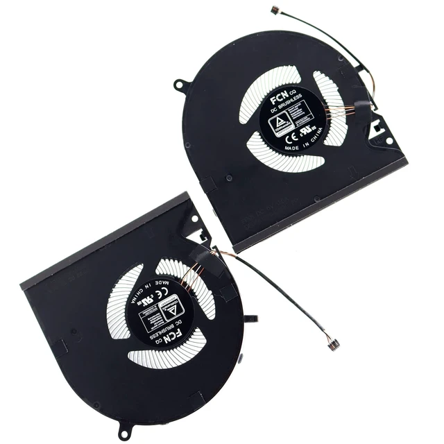Alt view image 4 of 5 - Deal4GO CPU Cooling Fan w/Graphics GPU Fan Set Replacement for Razer Blade 15 Advanced RZ09-0409 RZ09-0409A RZ09-0409B RZ09-0409C (2021)