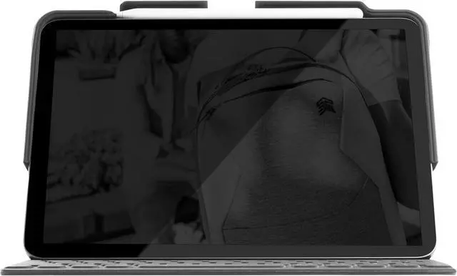 Alt view image 2 of 7 - STM Dux Shell Magic Folio for iPad Pro 11" (4th/3rd/2nd/1st Gen) - Ultra Protective Case with Apple Pencil Storage - Black (stm-222-295KZ-01)