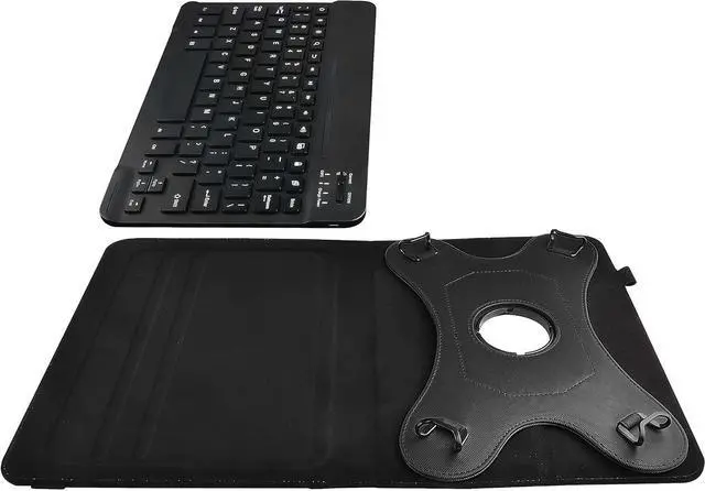 Alt view image 2 of 6 - Navitech Black Rotational Bluetooth Keyboard Case Compatible with Honor Pad 5 8" Tablet