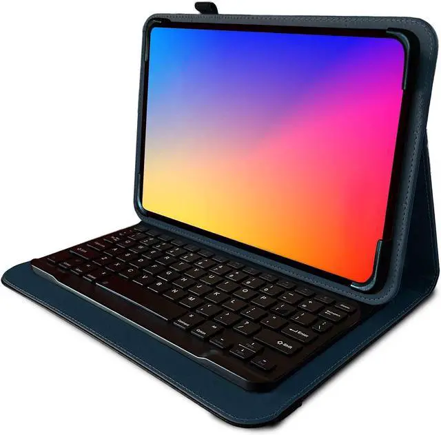 Main image of Navitech Blue Rotational Bluetooth Keyboard Case Compatible with BYYBUO SmartPad A10_L Tablet 10.1 inch Android 11 Tablet