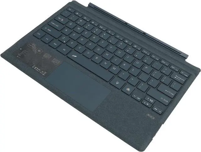 Alt view image 2 of 7 - Yosoo Tablet Keyboard BT Magnetic RGB Backlit with Gesture Control Touchpad for Pro 3 7+ Colorful Leather (Blue)