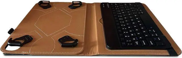 Alt view image 2 of 5 - Navitech Black Rotational Bluetooth Keyboard Case Compatible with Sony Xperia Tablet S 9.4" Tablet