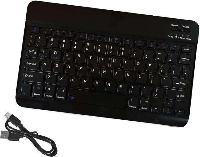 Alt view image 3 of 5 - Navitech Black Rotational Bluetooth Keyboard Case Compatible with Sony Xperia Tablet S 9.4" Tablet