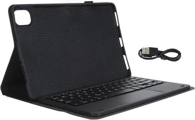 Alt view image 6 of 7 - Mi Pad 5 Keyboard for Pad 5 and Pro 11 Inch, High Precision Touchpad, Multiple Angles, USB C Charging Cable, for Home Use (Black)