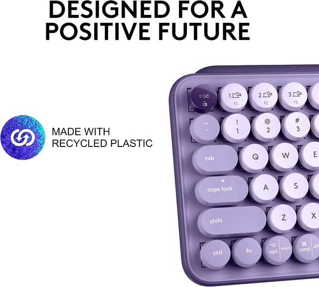 Alt view image 5 of 7 - POP Keys Wireless Mechanical Keyboard with Emoji Keys - Cosmos