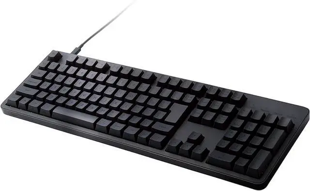 Main image of Elecom TK-MC50UKTBK Leggero Mechanical Keyboard, Wired Full Size, N Key Rollover, 50 Million Times, Heavy Duty Switch, Brown Axis, Black