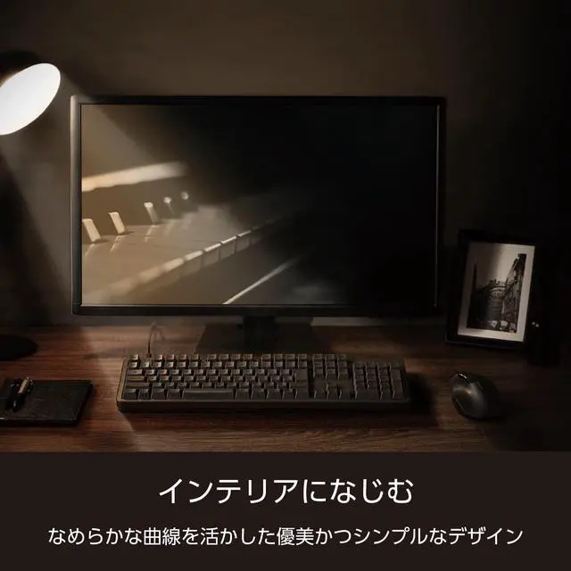 Alt view image 5 of 6 - Elecom TK-MC50UKTBK Leggero Mechanical Keyboard, Wired Full Size, N Key Rollover, 50 Million Times, Heavy Duty Switch, Brown Axis, Black