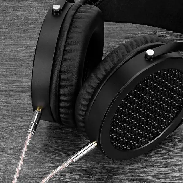 Alt view image 5 of 6 - Geekria Apollo Copper Silver Mixed Upgrade Audio Cable Compatible with HIFIMAN SUSVARA Unveiled, SUNDARA HE4XX 400i Headphones, 4.4mm to Dual 3.5mm Replacement Headphones Cord (8.2ft / 2.5m)