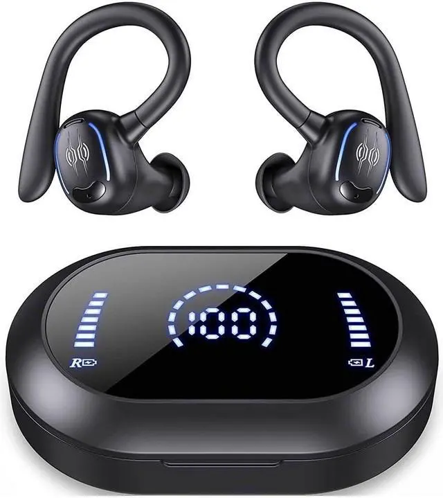 Main image of Wireless Ear-Hook TWS Earphones Bluetooth Earbuds Over The Ear Headphones Compatible with OnePlus Pad 3 (2025), True Stereo Charging Case Hands-Free Mic Headset