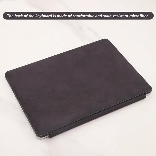 Alt view image 6 of 7 - Bluetooth Keyboard Cover Design for Surface Pro 12" 1st 12 inches Laptop Released in 2025 with 7 Colors of Background Lights (Black)