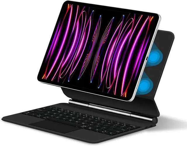 Main image of Keyboard Case for iPad Air 11inch M3 2025 & M2 2024, Magic - Style Keyboard with Multi - Touch Trackpad  Floating Cantilever Stand  Magnetic Case - Free Mouse