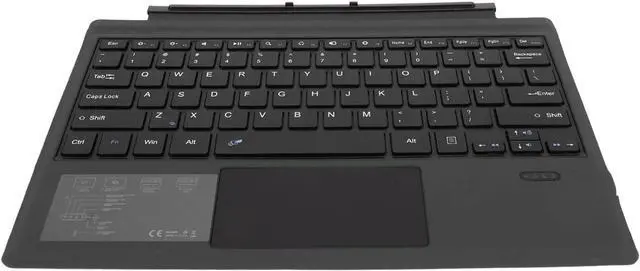 Alt view image 6 of 7 - Bluetooth 5.3 Magnetic Keyboard with Touchpad for for Pro 3/4/5/6/7/7+, Portable Tablet Built in Battery Type C Charging Keyboard