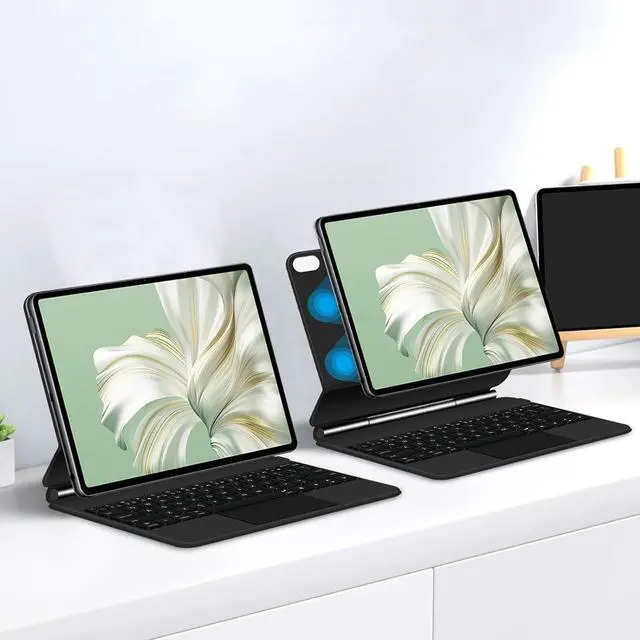 Alt view image 3 of 7 - Keyboard Case for Xiaomi Pad 7/7 Pro 11.2inch, Magic - Style Keyboard with Multi - Touch Trackpad  Floating Cantilever Stand  Magnetic Case - Free Mouse
