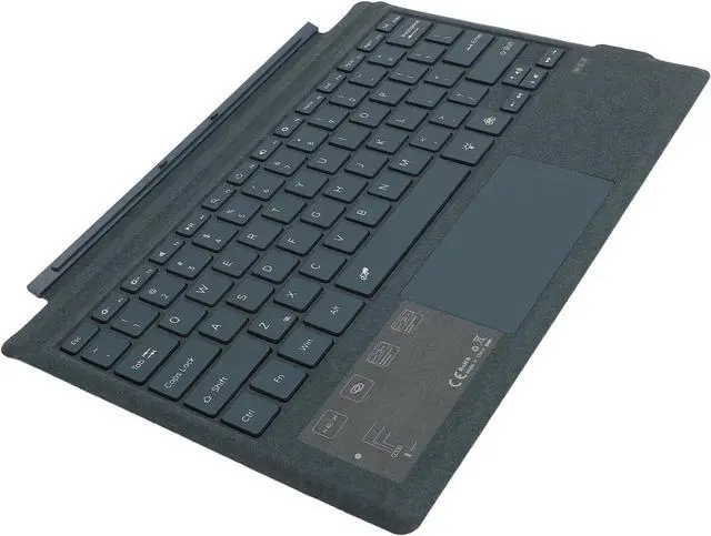 Alt view image 4 of 7 - Type Cover for Pro 7 Plus Pro 7 / Pro 6 / Pro 5 / Pro 4 / Pro 3,12.3 inch, UltraSlim Tablet Keyboard with Multi Touchpad Bluetooch (Blue)