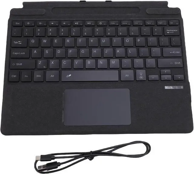 Main image of Tablet Wireless Keyboard, with Pen Holder BT 5.3 Keyboard with 7 Color Backlit for Pro 11 10 9 8 X Portable Silent Keys Multi Touch Touchpad