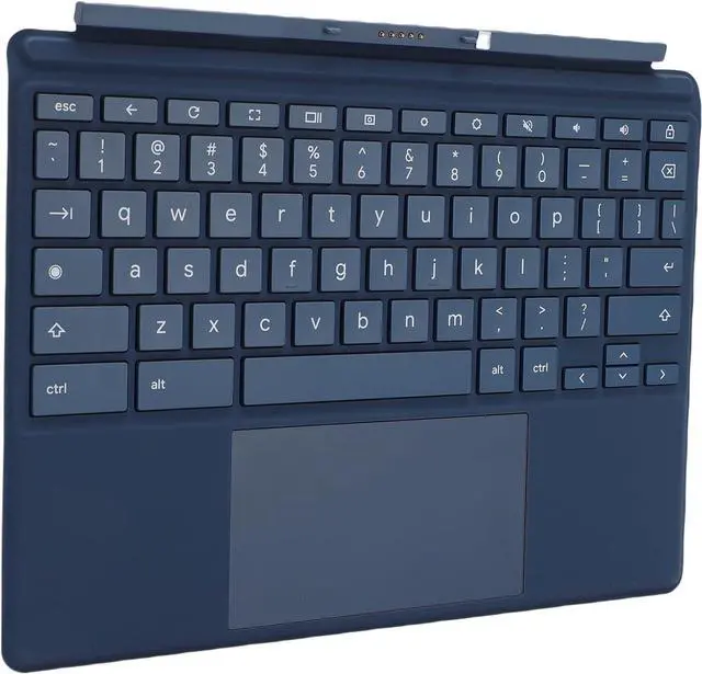 Alt view image 6 of 7 - Diyeeni for HP11-da0023dx for Chromebook x2 Tablet Collaboration Keyboard, Standard US QWERTY Keyboard with Touchpad, Slim Keyboards, Quick Response Keys