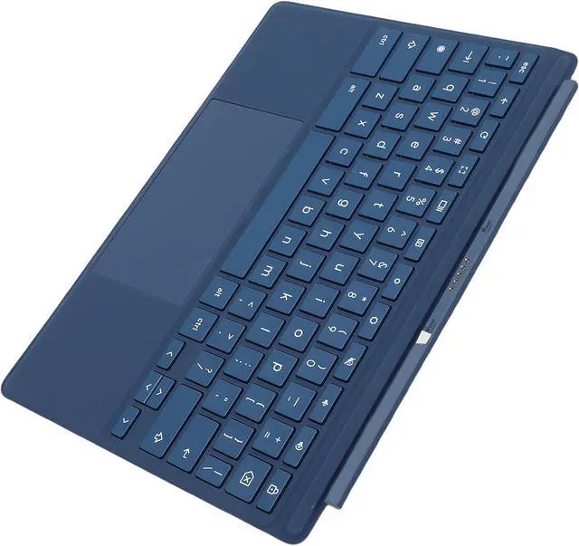 Alt view image 7 of 7 - Diyeeni for HP11-da0023dx for Chromebook x2 Tablet Collaboration Keyboard, Standard US QWERTY Keyboard with Touchpad, Slim Keyboards, Quick Response Keys