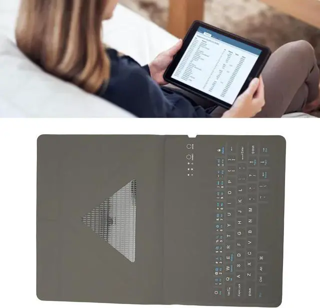 Alt view image 5 of 7 - BT3.0 Class 2 Tablet Keyboard Case for iOS Tablet with Full Protection, Stand Design, Slim and Portable