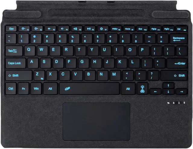 Main image of Type Cover for Microsoft Surface Pro 13 inch, Compatible with Surface Pro 13"(11th Edition) / Pro 11 / Pro 10 / Pro 9 / Pro 8 / Pro X, Portable Slim Bluetooch Keyboard with Touchpad, Pen Holder