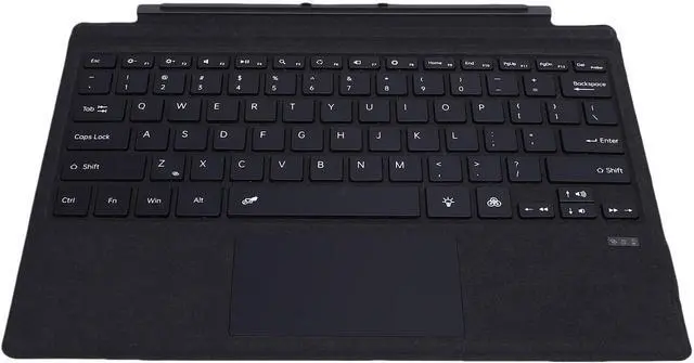 Main image of PUSOKEI Sur face Pro Keyboard, Wireless Type Cover for Sur face Pro 3/4/5/6/7/7+, Ultra Slim Magnetic Bluetooth Keyboard with 7 Color Backlit, Touchpad, Rechargeable Battery (Black)