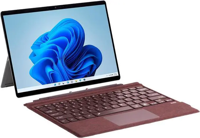 Main image of Gugxiom Keyboard for Pro 7Plus/7/6/5/4/3, Portable Bluetooth 5.3 Wireless Keyboard, Multi Gesture Touchpad, 7 Color Backlit Type Cover (Wine Red)