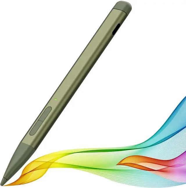 Alt view image 2 of 7 - Surface Pro 11 Keyboard with Slim Pen, Compatible with Microsoft Surface Pro11/10/9 /8 /X, 13 Inch Bluetooth Wireless Backlight Type Cover Green