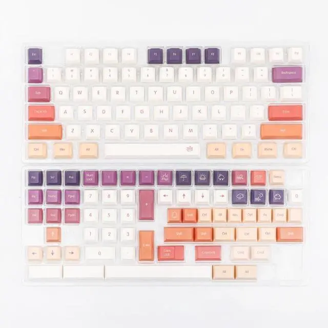Alt view image 4 of 4 - 143-Key Dye-Sublimated PBT Profile Keycap Set Compatible with ANSI Layout Mechanical Keyboards
