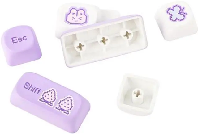 Alt view image 3 of 4 - 141-Key Dye-Sublimated PBT MOA Profile Keycap Set Compatible with ANSI and ISO Mechanical Keyboards