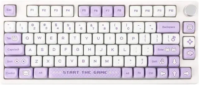 Alt view image 2 of 4 - 141-Key Dye-Sublimated PBT MOA Profile Keycap Set Compatible with ANSI and ISO Mechanical Keyboards