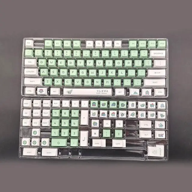 Alt view image 3 of 6 - 135 Frog Design Keycap PBT Thermal Sublimation XDA Profile Compatible with 64 68 87 98 96 104 Mechanical Keyboards