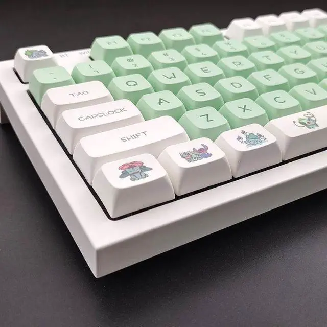 Alt view image 6 of 6 - 135 Frog Design Keycap PBT Thermal Sublimation XDA Profile Compatible with 64 68 87 98 96 104 Mechanical Keyboards