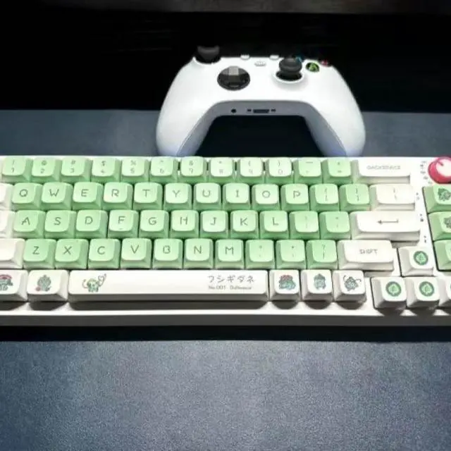 Alt view image 5 of 6 - 135 Frog Design Keycap PBT Thermal Sublimation XDA Profile Compatible with 64 68 87 98 96 104 Mechanical Keyboards