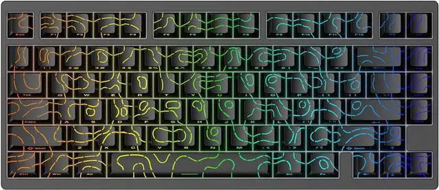 Main image of IROK MG75PRO 81 Keys Wired Magnetic Switch Mechanical Keyboard, Hall Effect, 8KHZ/ARGB/CNC Aluminum, Gasket Structure Gaming Keyboard(Black)