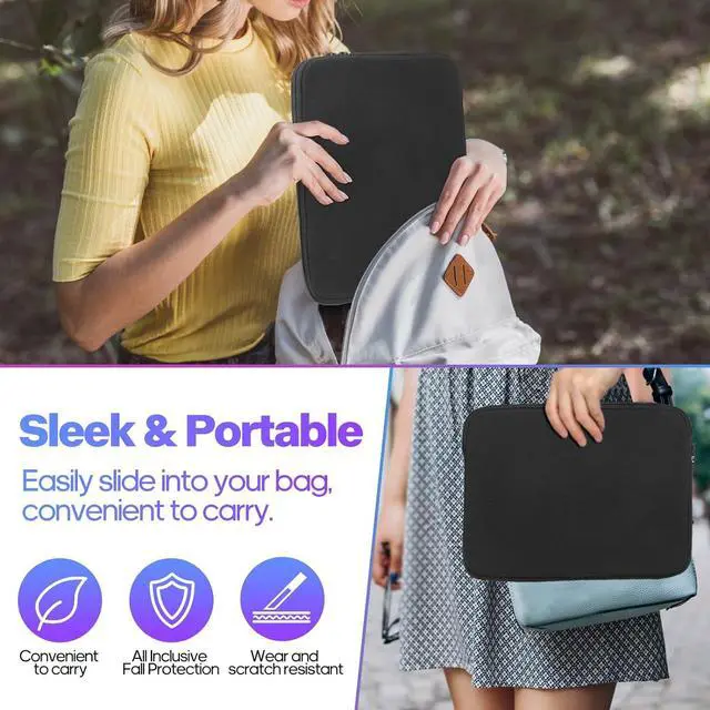 Alt view image 5 of 6 - Keyboard for Fire Max 11 Tablet 11" (13th Generation, 2023 Release), Slim Cover with Detachable Wireless Keyboard & Carrying Bag for All-New Fire Max 11, Black