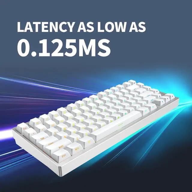 Alt view image 5 of 7 - IROK MG75 TKL 75% KeysRapid Trigger Wired Magnetic Switch Mechanical Keyboard, Hall Effect, 8KHZ/ARGB/CNC Aluminum, Gasket StructureHot Swappable Gaming KeyboardSilver