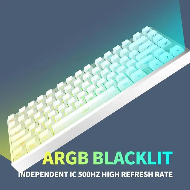 Alt view image 7 of 7 - IROK MG75 TKL 75% KeysRapid Trigger Wired Magnetic Switch Mechanical Keyboard, Hall Effect, 8KHZ/ARGB/CNC Aluminum, Gasket StructureHot Swappable Gaming KeyboardSilver