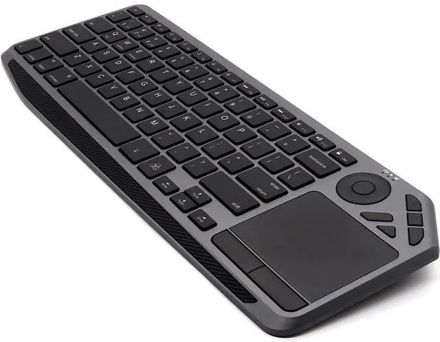 Main image of Yoidesu Wireless Touch Keyboard, 2.4G Bluetooth Dual Mode 78 Keys Desktop Wireless Keyboard with Built in Multi Touch Touchpad, Multimedia Hotkey, 7 Color Backlight