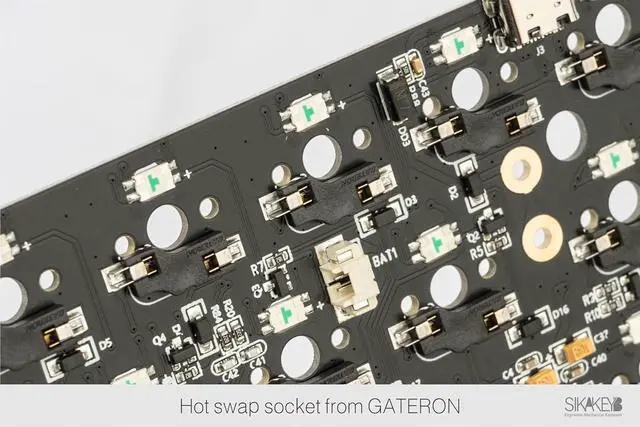 Alt view image 4 of 7 - 60% Custom Mechanical Keyboard Kit61-Key Hot-Swappable 3-pin/5-pin Switch with Sound-Dampening FoamRGB Backlit Gaming Keyboard DIY Kit  Compatible with Win/Mac(SK1 White)