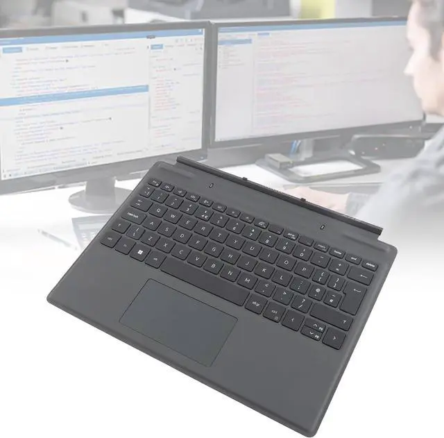 Alt view image 2 of 7 - Detachable Backlighting Laptop Keyboard for Latitude 7320 7310, Seamless Connection, Touchpad, Lightweight and Portable